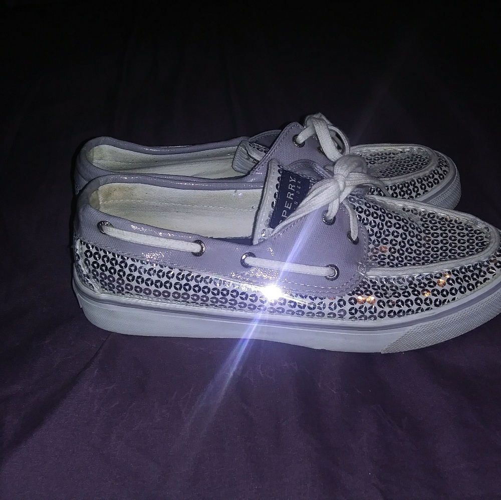 Sperry top-sider with sequins